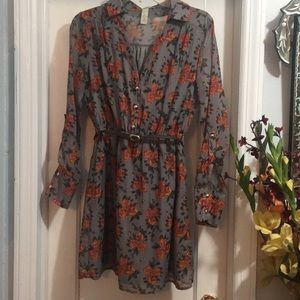 Charlotte Russe floral dress size M